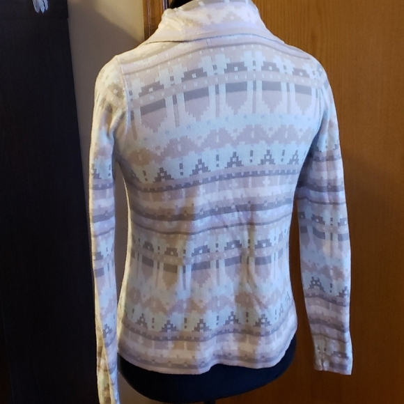 Woolrich pastel short cardigan geometric pattern - Picture 5 of 6